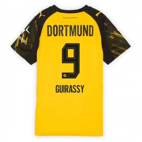 Billige Fotballdrakt Borussia Dortmund Serhou Guirassy #9 Replika Hjemmedrakt Dame 2025-26 Kortermet Billige Fotballdrakt Borussia Dortmund Serhou Guirassy #9 Replika Hjemmedrakt Dame 2025-26 Kortermet